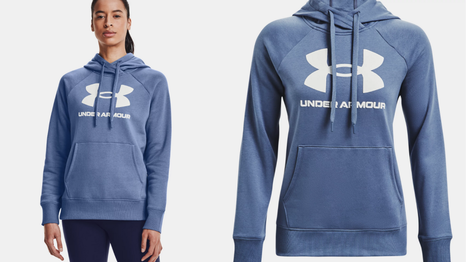 This hoodie is on sale for less than $35 at Under Armour Outlet.