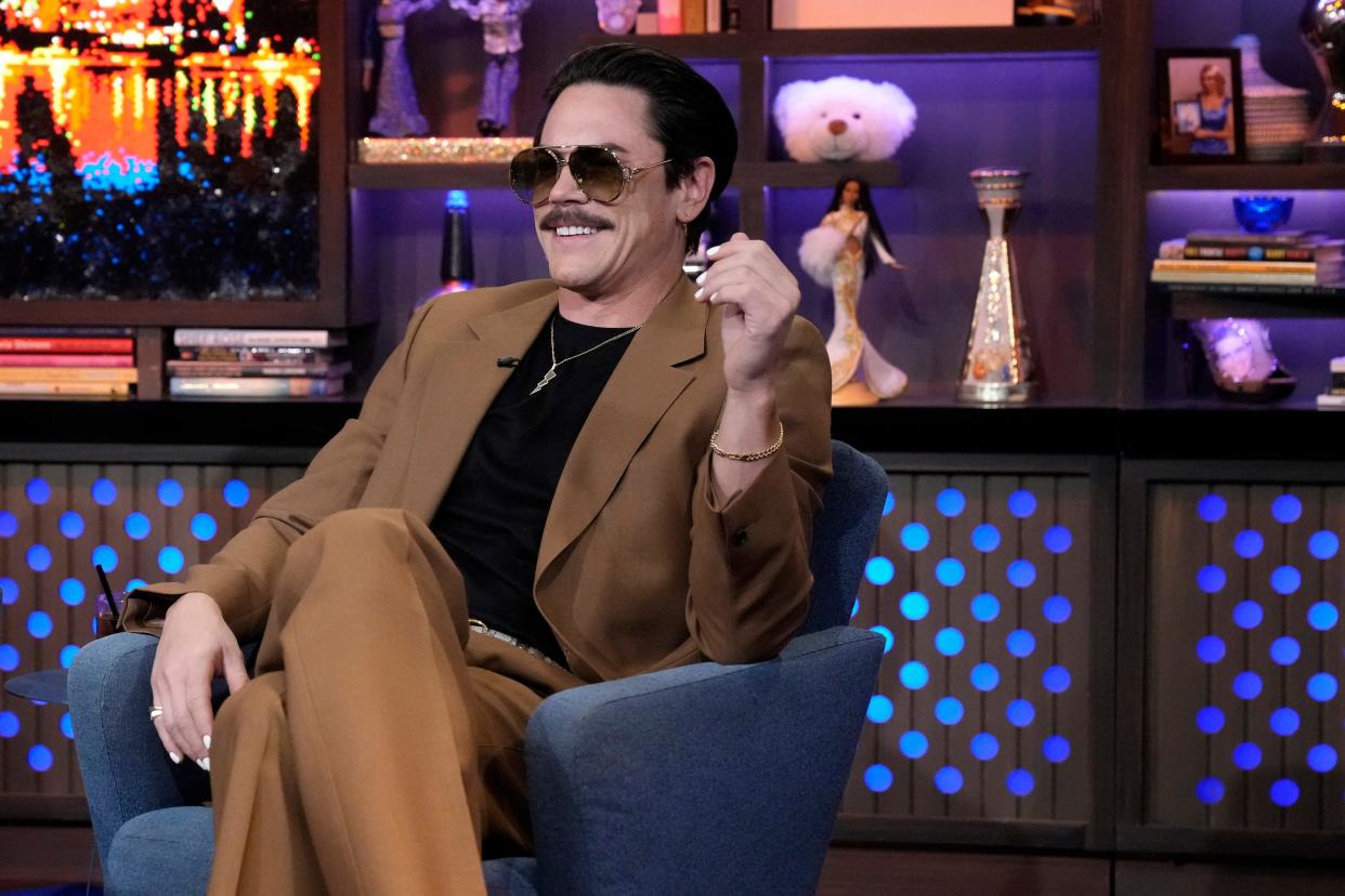 Tom Sandoval on "Watch What Happens Live With Andy Cohen" in February 2023.