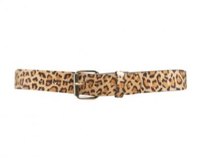 Wet Seal leopard belt, $7.50.