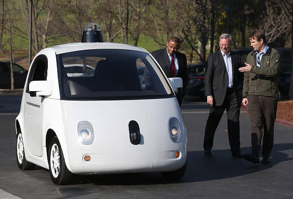 Transportation Sec'y Foxx Discusses Future Transportation Trends With Google CEO