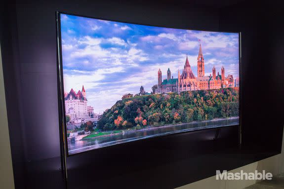 Samsung (and others) showed 8K TVs at CES 2016 and CES 2017, but not as consumer products.