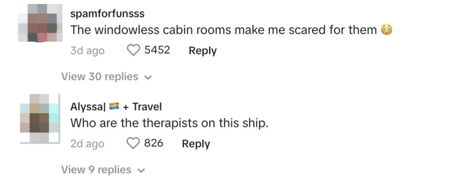 "Who are the therapists on this ship."