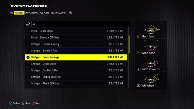 Set custom audibles right from the play call screen with latest update to  Madden NFL 18