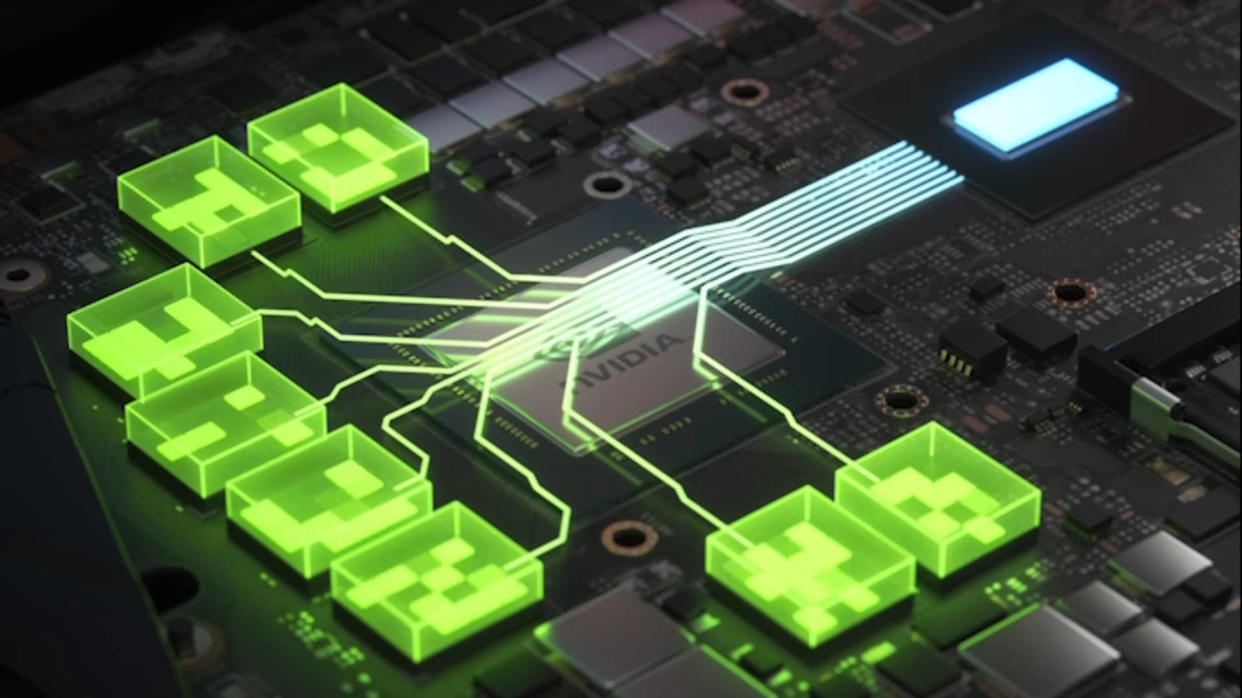  A stylised image displaying the nature of memory transactions between system RAM and VRAM. 