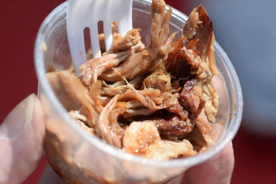 More than 40 barbecue teams, 12 live musical performances, food trucks, and vendors will make up this weekend's 2024 Hub City Hog Fest.
(Credit: JOHN BYRUM/HERALD-JOURNAL FILE PHOTO)