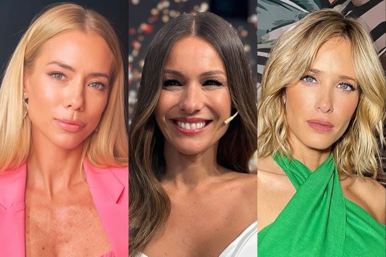 Nicole Neumann, Pampita Ardohain y Julieta Prandi, las protagonistas de una disputa difícil de olvidar (Instagram @nikitaneumannoficial / @pampitaoficial / @jprandi)