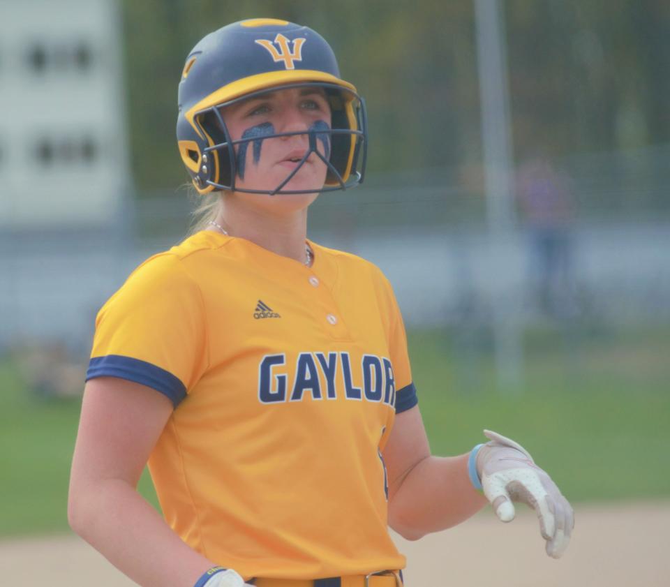 Senior Alexis Kozlowski is one of two graduating seniors on the talented Gaylord softball roster.