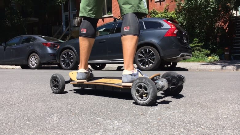 Montrealer ditches law career to make a better electric skateboard