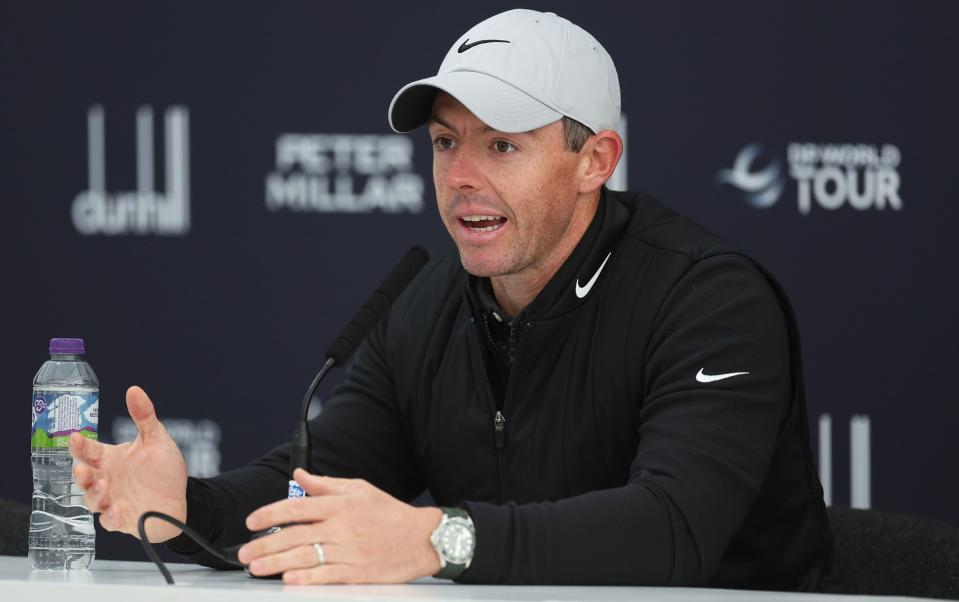 McIlroy press conference - Rory McIlroy has defended the controversial changes to the world rankings - Getty Images Europe