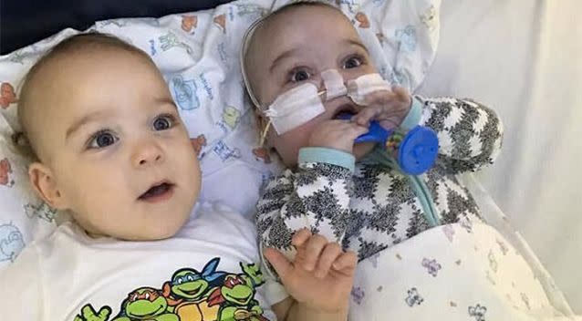 Rachel was told that one of her twins was terminally ill during her pregnancy. Photo: Supplied