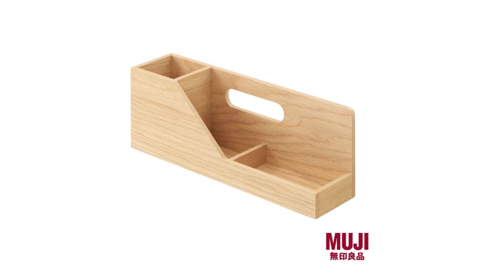 MUJI Wooden Desktop Item Tool Box. (Photo: Shopee SG)