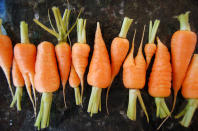 <div class="caption-credit"> Photo by: Flickr</div><div class="caption-title">Keep veggies and fruit handy</div>Don't hide those gorgeous baby carrots in the veggie drawer; put them in a clear glass bowl on the top fridge shelf, so kids can see them! You can also plop slices of bell peppers, apples or oranges in little bags and give them to the kids while you're running errands or driving to the soccer game.