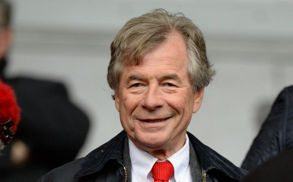 British businessman and former Liverpool chairman Martin Broughton arrives to watch the English Premier League football match between Liverpool and Manchester - Oli Scarff/Getty Images