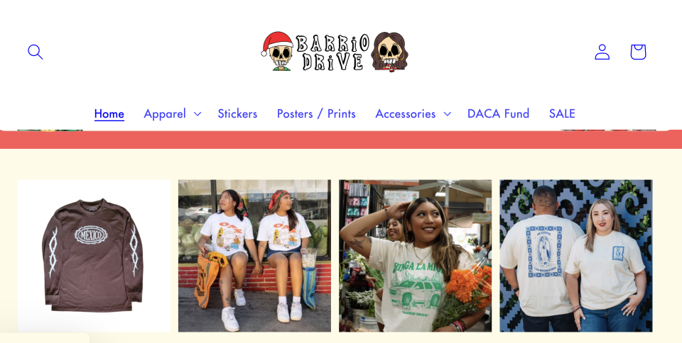 Barrio Drive Collection at the Holidays 