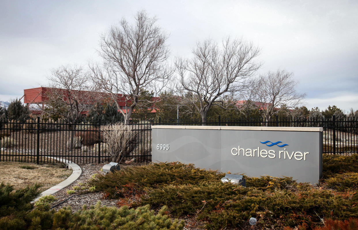 The Charles River Laboratory in Reno, Nev., in 2010. (Rich Pedroncelli / AP file)