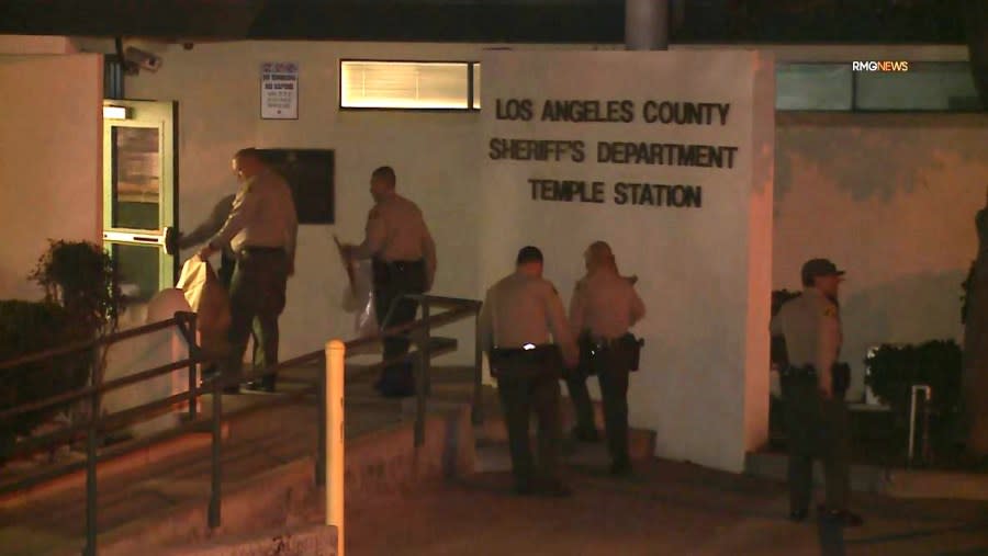 A Los Angeles County sheriff’s deputy was rushed to the hospital following an incident in Temple City on Feb. 9, 2024. (RMG News)
