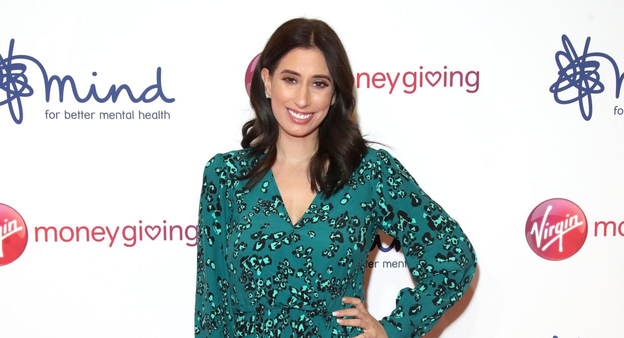 Stacey Solomon has revealed pregnancy belly hair [Image: Getty]