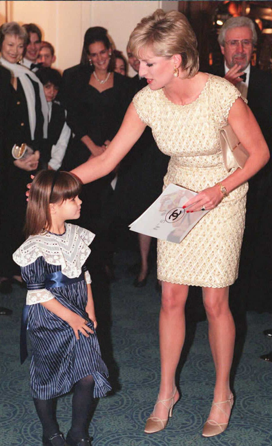 Princess Diana wearing a Cartier Tank watch