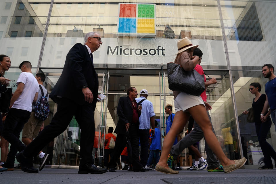 Microsoft just released financial results for the past quarter, the first