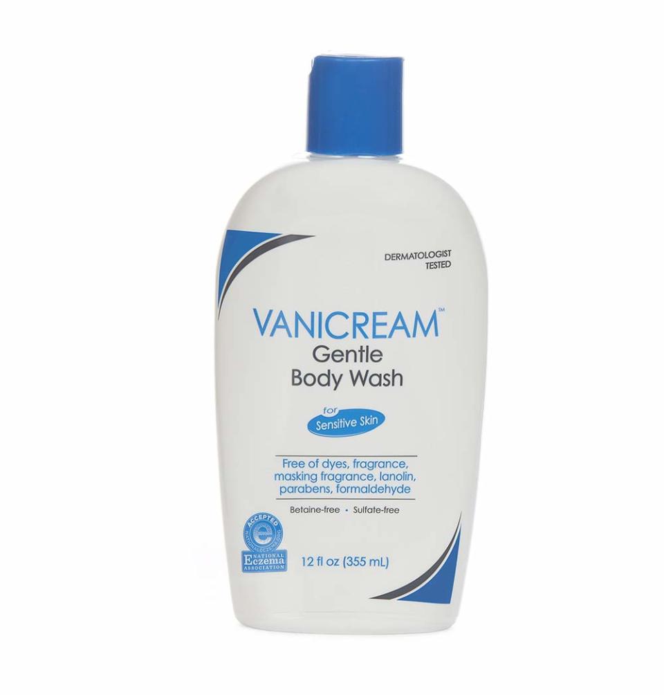 Vanicream Gentle Body Wash, best unscented body wash