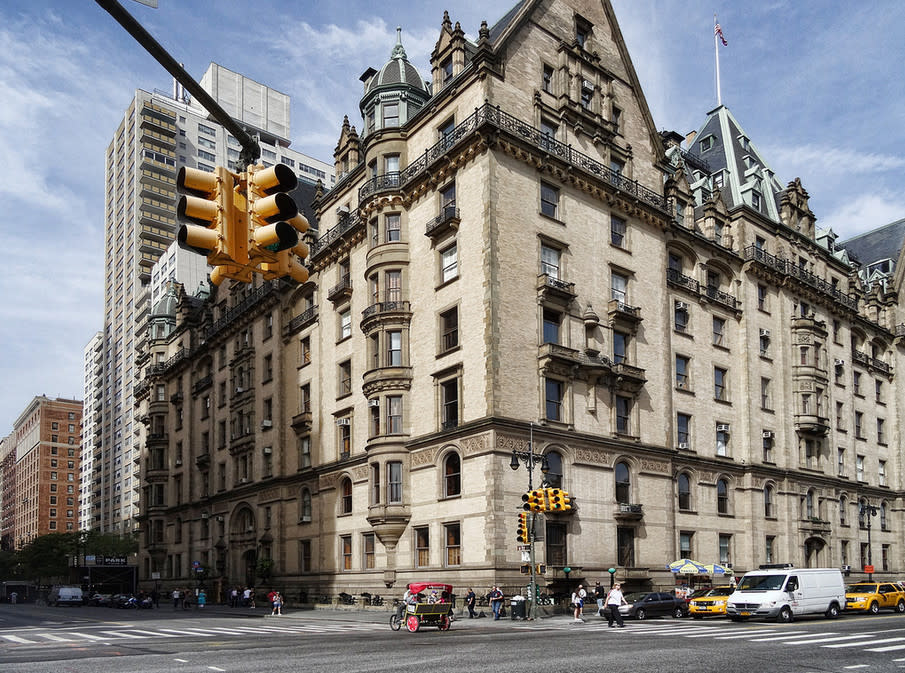 An exterior of The Dakota apartment building, located on Central Park West in Manhattan, New York City. (Photo courtesy of StreetEasy)