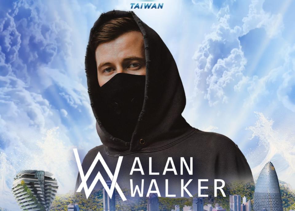 Alan Walker睽違5年來台降臨S2O Taiwan，陪伴粉絲濕身狂歡。（S2O Taiwan提供）