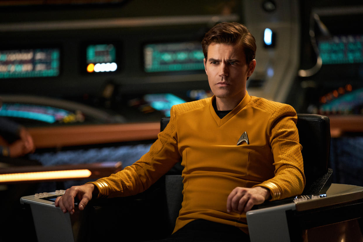 Paul Wesley as James T. Kirk in Star Trek: Strange New Worlds