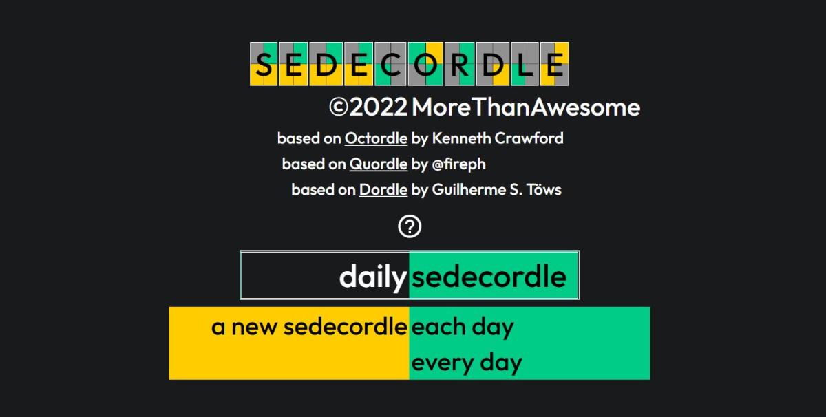 Sedecordle, know about Sedecordle