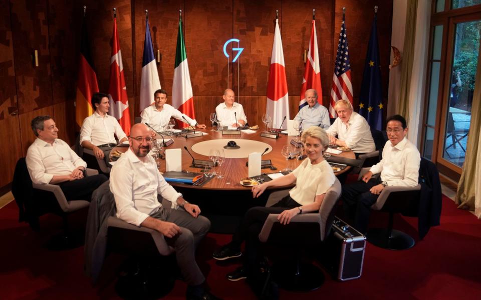 The G7 summit was held in the Bavarian Alps - Markus Schreiber/Pool AP