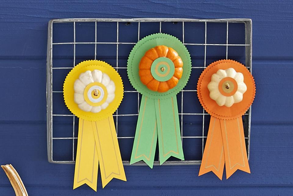 Prize Ribbon Pumpkins