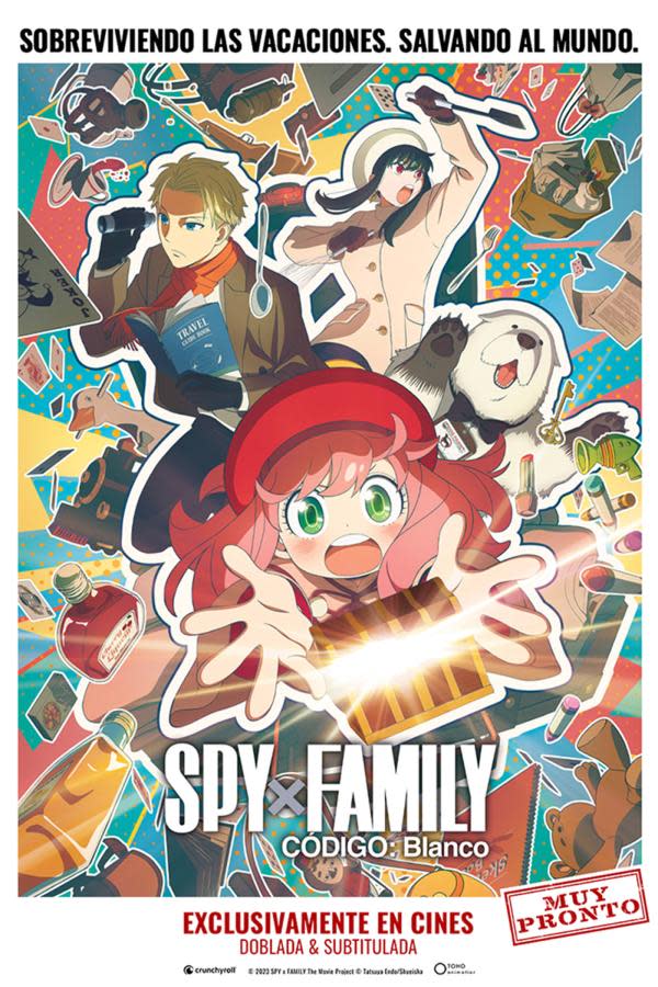 Póster oficial de SPY x FAMILY CÓDIGO: Blanco (Fuente: Sony Pictures México)