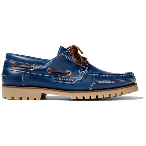 <p><a class="link " href="https://dukeanddexter.com/products/commando-med-boat-shoe" rel="nofollow noopener" target="_blank" data-ylk="slk:SHOP;elm:context_link;itc:0">SHOP</a></p><p>Having said that, Duke and Dexter is doing a top job at convincing us to rock the boat in ‘med’ (a very alluring deep ocean blue) this season.</p><p> £180; <a href="https://dukeanddexter.com/products/commando-med-boat-shoe" rel="nofollow noopener" target="_blank" data-ylk="slk:dukeanddexter.com;elm:context_link;itc:0" class="link ">dukeanddexter.com</a></p>