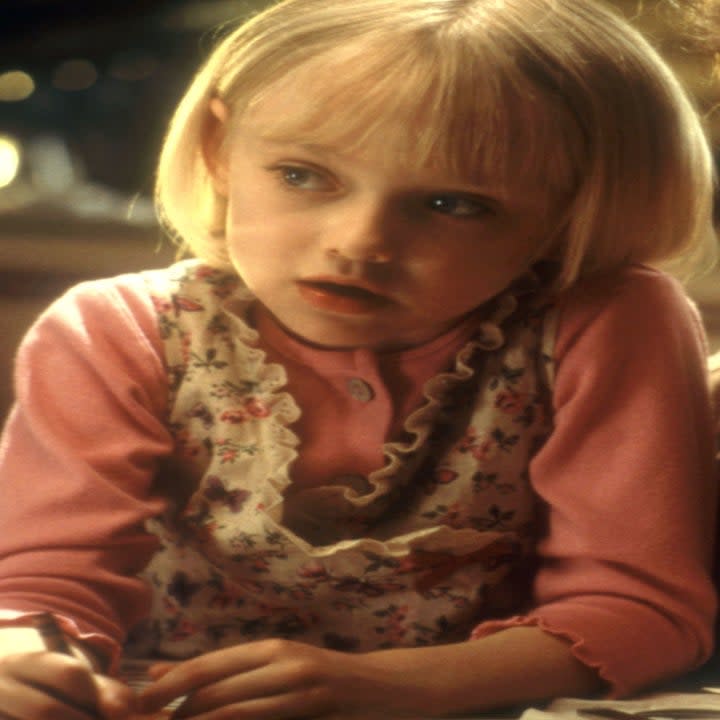 Dakota Fanning as a child