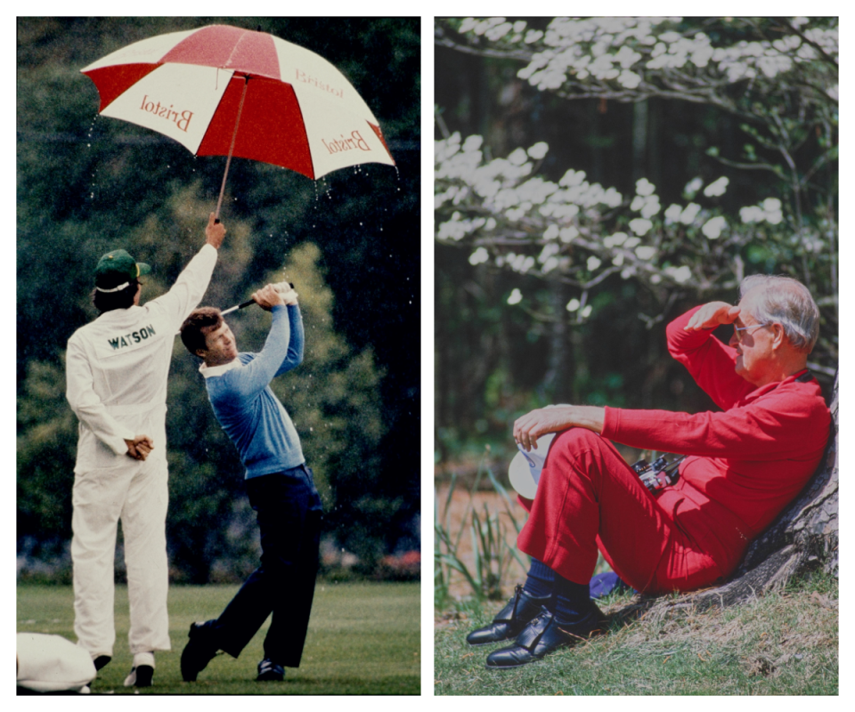 Rain or shine, fans were on hand to watch golf’s top players compete at Augusta.