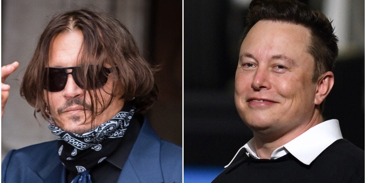 Johnny Depp Elon Musk