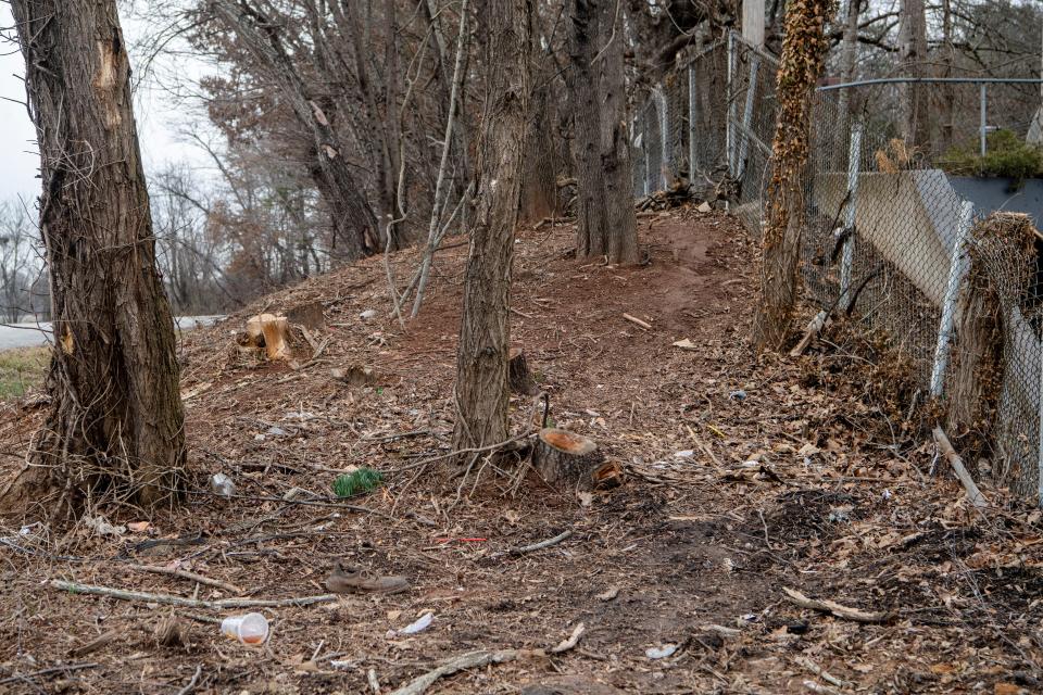 A reader asks about NCDOT’s cleanup of an encampment next to the I-40 entry ramp off Smokey Park Highway in Asheville.