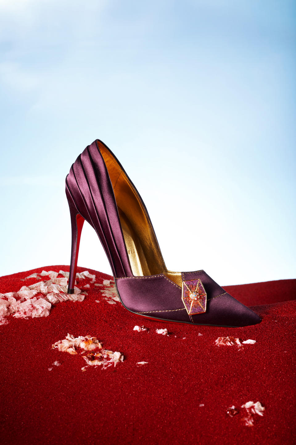The Admiral Holdo shoe from Christian Louboutin’s collection for <i>Star Wars: The Last Jedi</i>. (Photo: Guillaume Fandel for Disney)