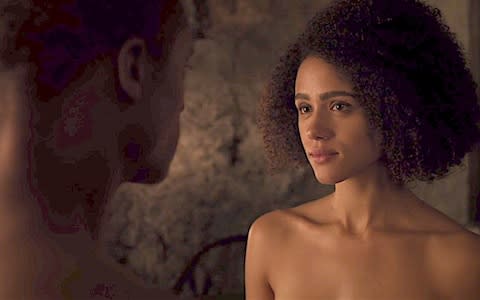 Jacob Anderson and Nathalie Emmanuel - Credit: HBO