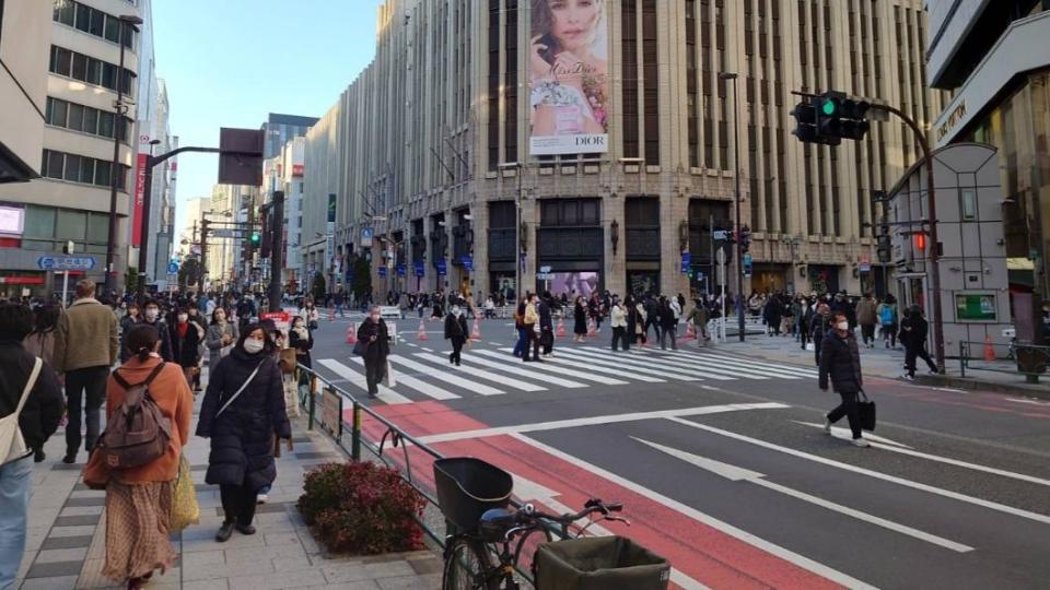 北市副市長李四川拍下日本道路街景。（圖／李四川臉書）