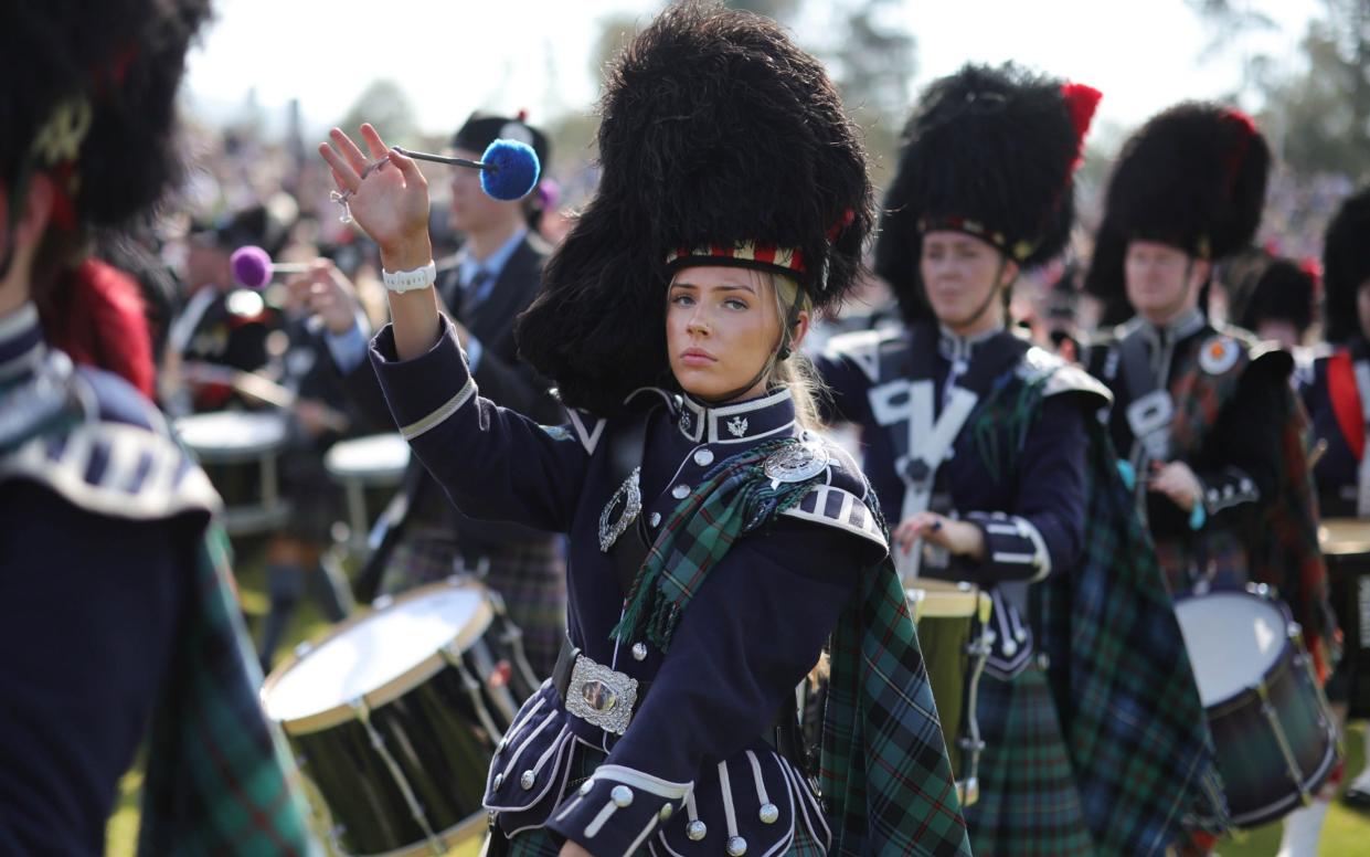 A marching band