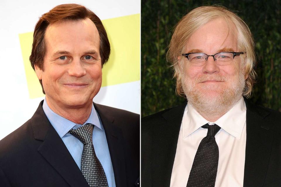 <p>David Livingston/Getty; Jon Kopaloff/FilmMagic</p> Bill Paxton, Philip Seymour Hoffman 