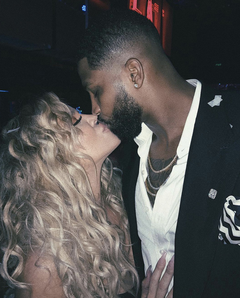 Khloé Kardashian and Tristan Thompson