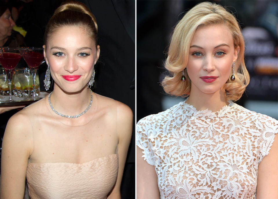 Und auch Pierres Ehefrau Beatrice Borromeo (li.) hat eine berühmte Doppelgängerin: “Dracula”-Schauspielerin Sarah Gadon.