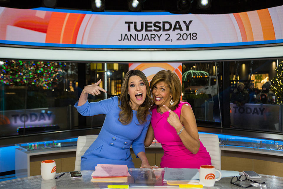 Savannah Guthrie and Hoda Kotb