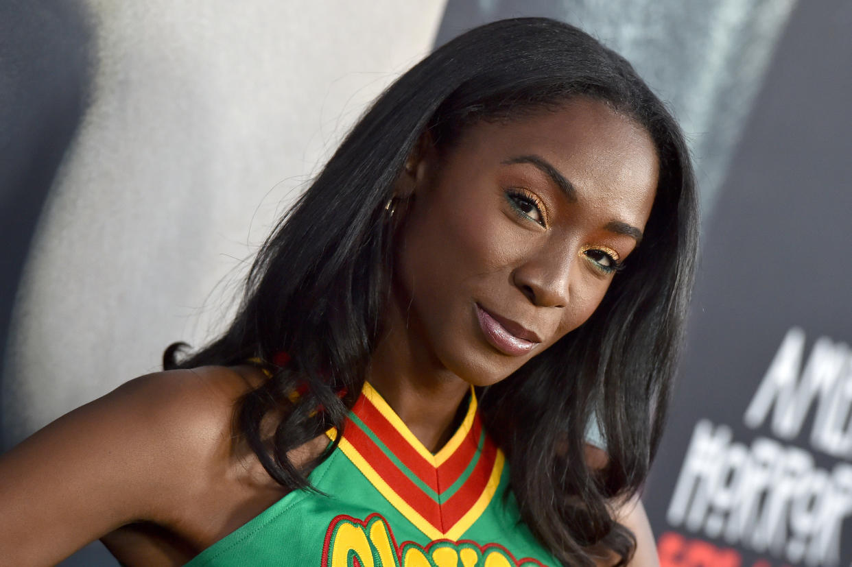 Angelica Ross (pictured last October) is rocking her natural hair in a new Louis Vuitton campaign. (Photo: Axelle/Bauer-Griffin/FilmMagic)