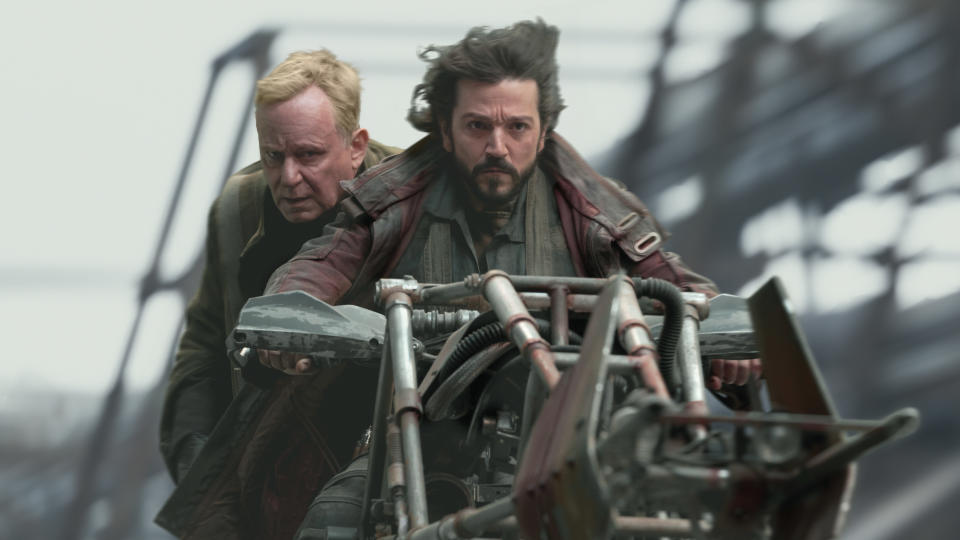 Stellan Skarsgård and Diego Luna in Andor