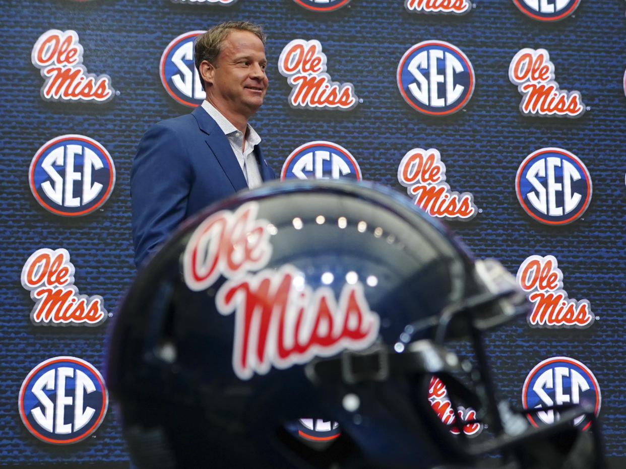 Mississippi head coach Lane Kiffin