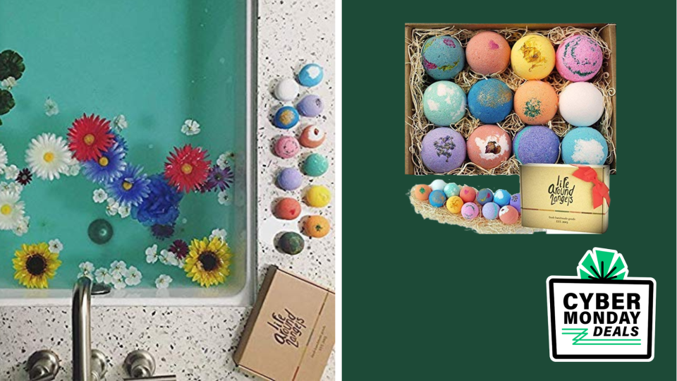 Cyber Monday LifeAround2Angels bath bombs deal: Save $15 on this popular 12-piece set.