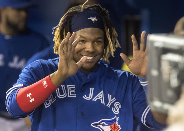 Vladimir Guerrero Jr. Wore His Father's Jersey Ahead Of His MLB Debut