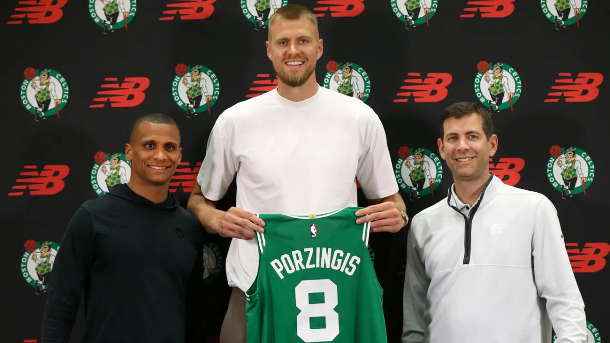 Kristaps Porziņģis savā pirmajā sezonā ar “Celtics” dala lielas cerības